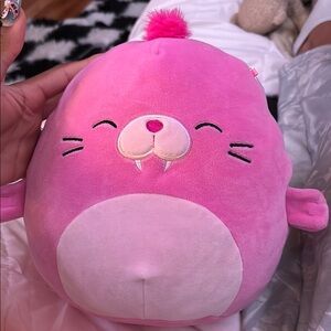 Squishmallows Pink Seal Plush Toy